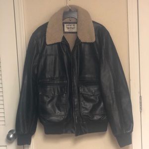 Men’s Leather Levi jacket